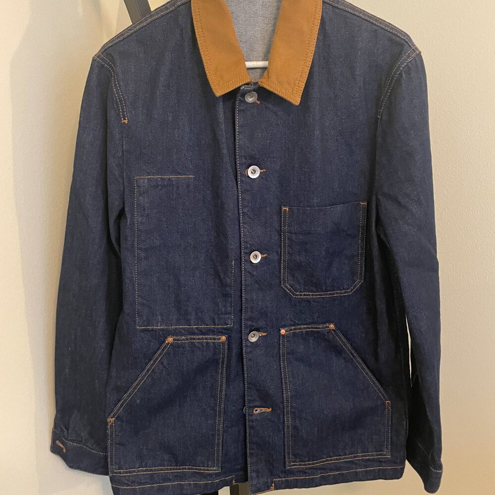 Zara Denim Carpenter Jacket (Men's S)
